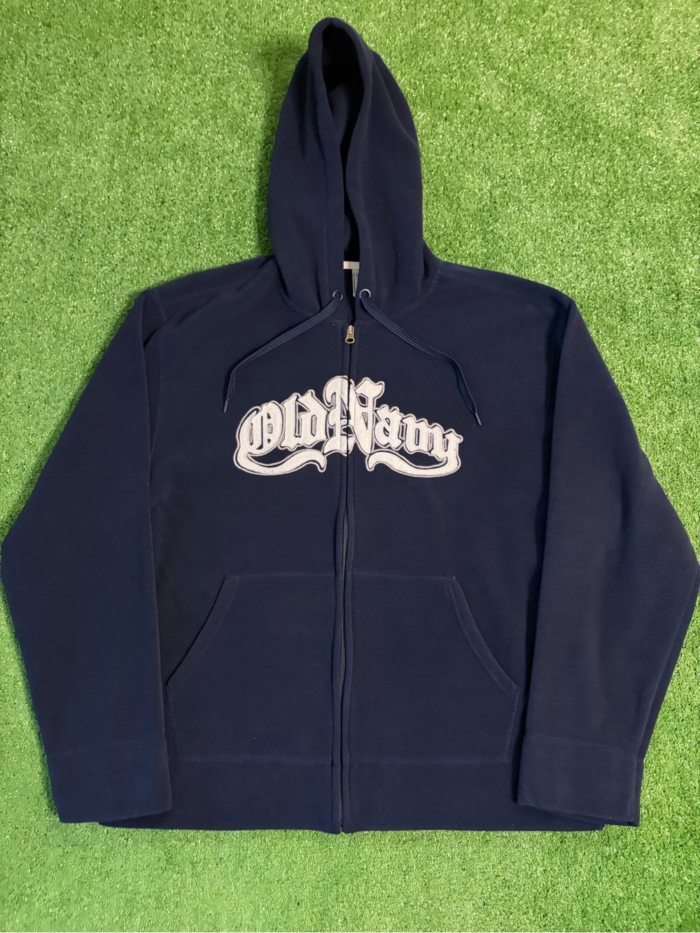 Y2K Old Navy Fleece Zip Up Hoodie